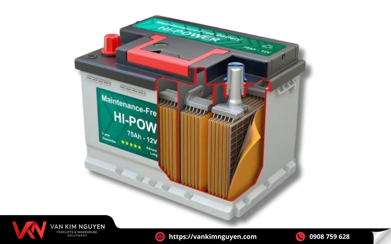 Ắc quy chì – axit cho xe nâng điện Ắc quy chì – axit cho xe nâng điện