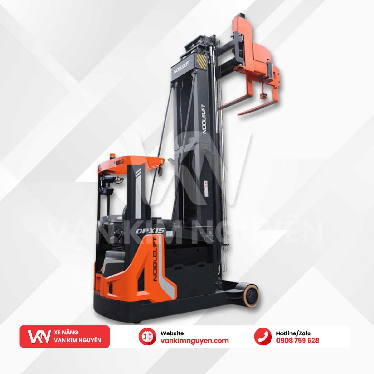 Xe nâng điện 3 chiều