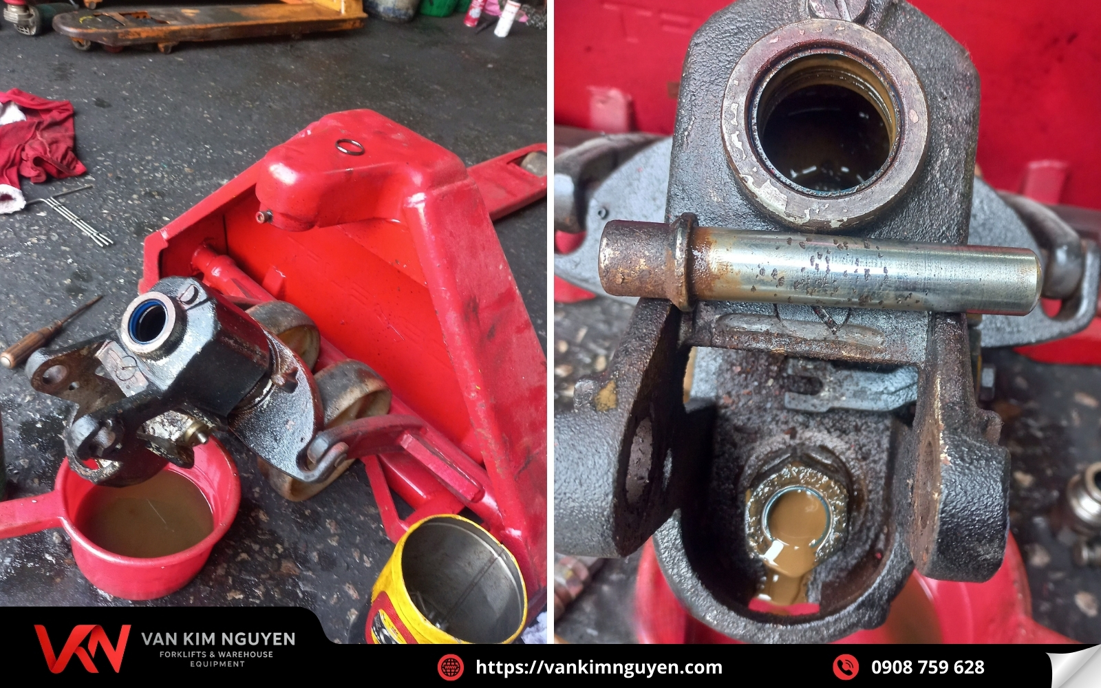 Khắc phục các lỗi xe nâng tay pallet nhanh chóng