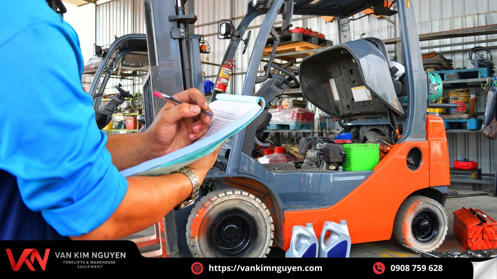 Sử dụng phụ tùng xe nâng chất lượng cao giúp xe vận hành êm ái