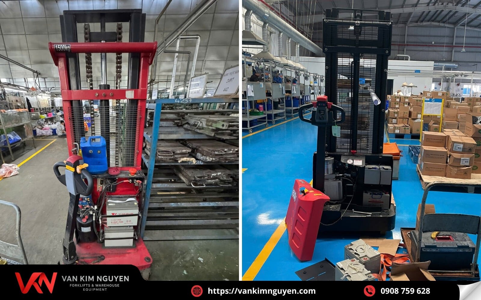 Bình ắc quy trong xe nâng Bình ắc quy trong xe nâng