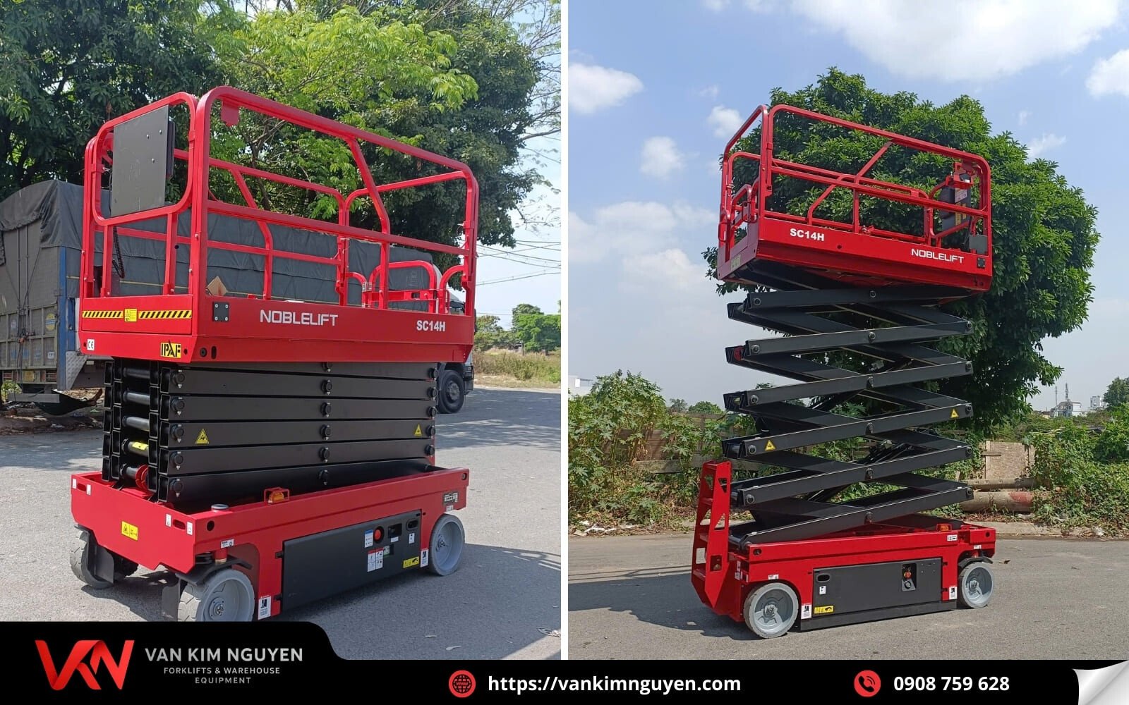  Thông tin về thang nâng người ziczac 14m