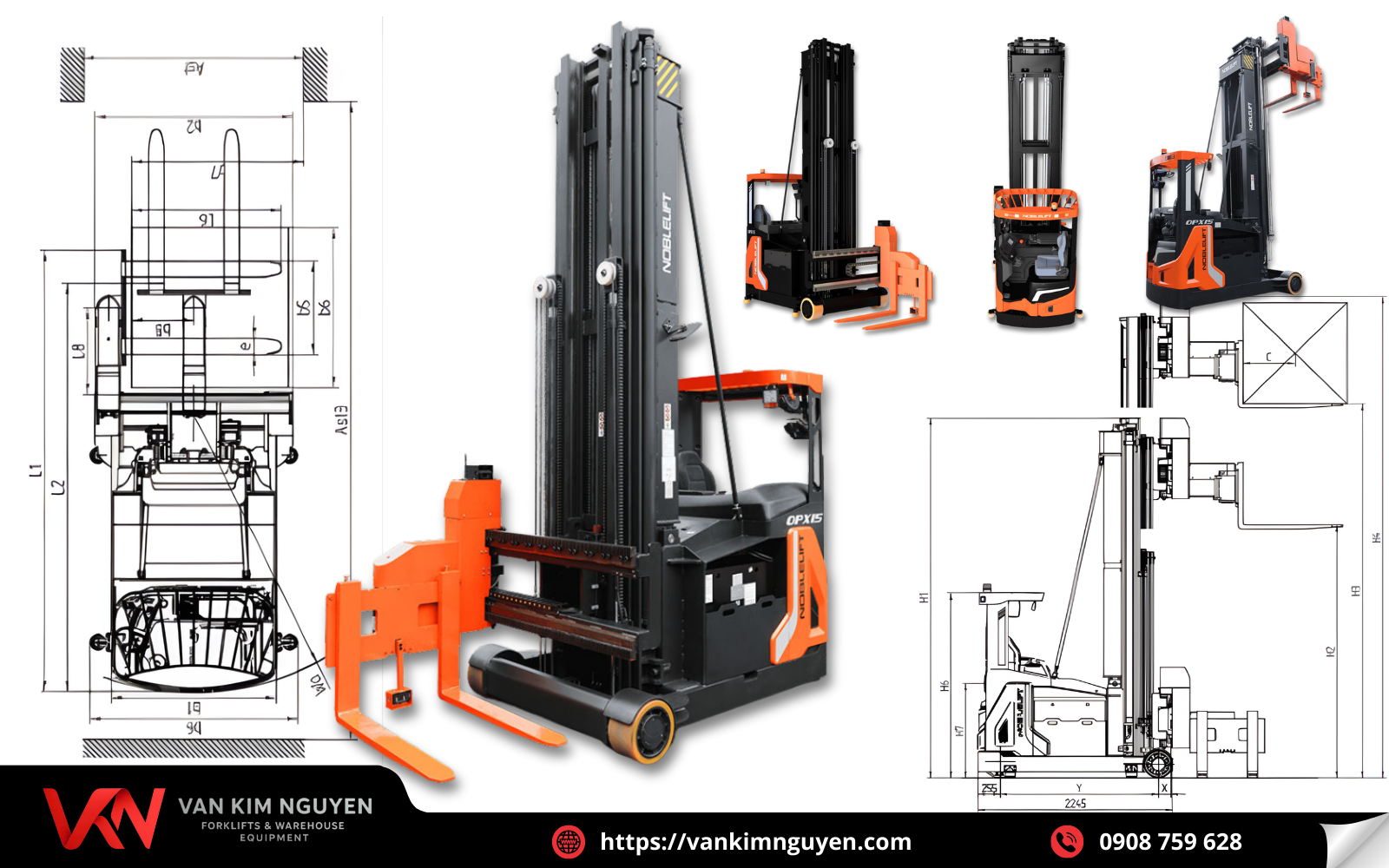Giới thiệu xe nâng điện đa chiều xoay càng 180° Giới thiệu xe nâng điện đa chiều xoay càng 180°