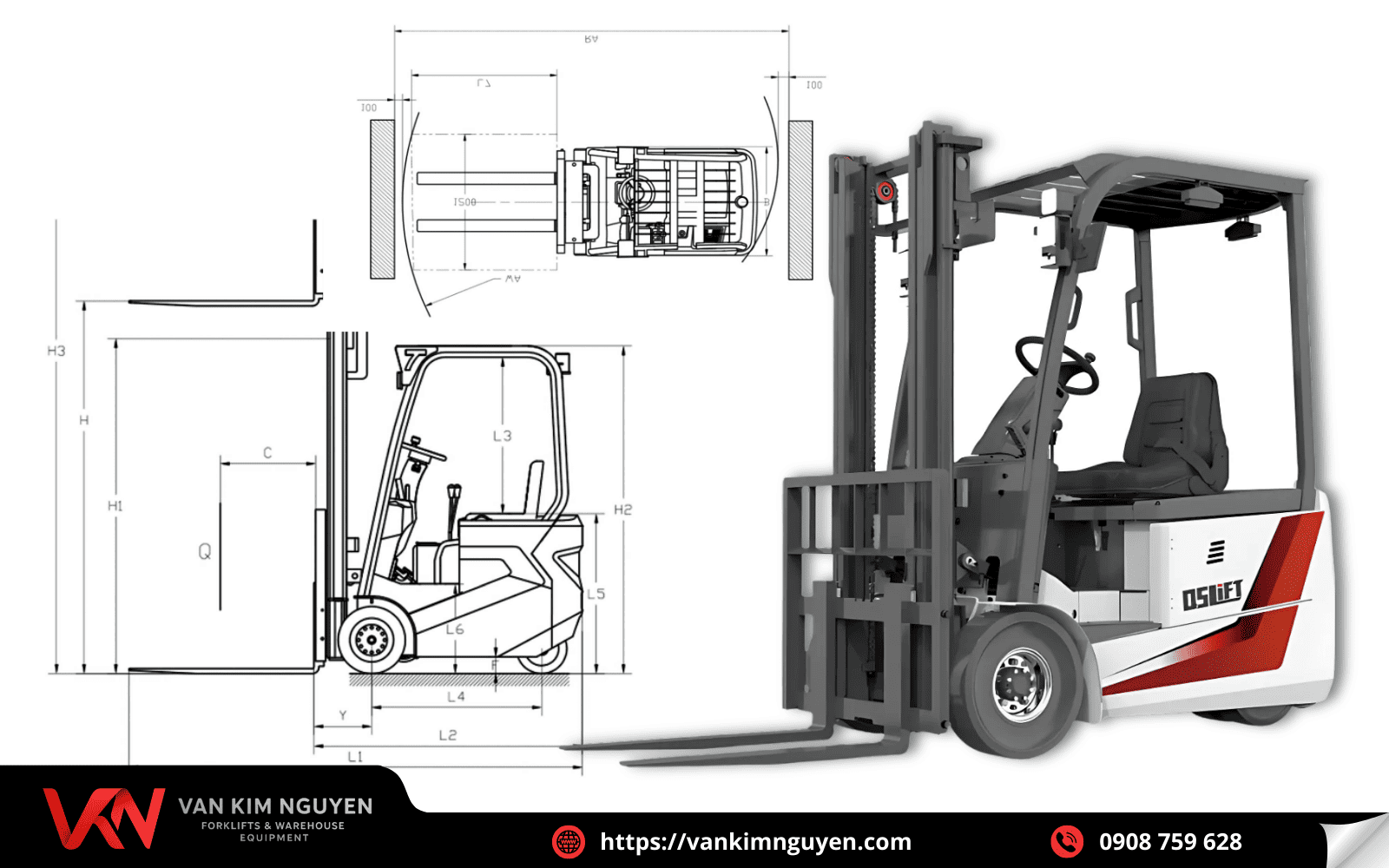 Ưu điểm xe nâng điện ngồi lái 3 bánh  Ưu điểm xe nâng điện ngồi lái 3 bánh