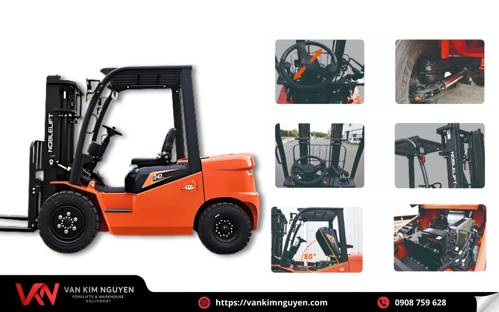 Giới thiệu Xe nâng điện ngồi lái 3 tấn  Giới thiệu Xe nâng điện ngồi lái 3 tấn