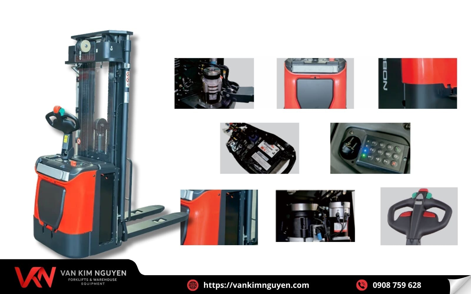  Thông tin về xe nâng stacker 2 tấn