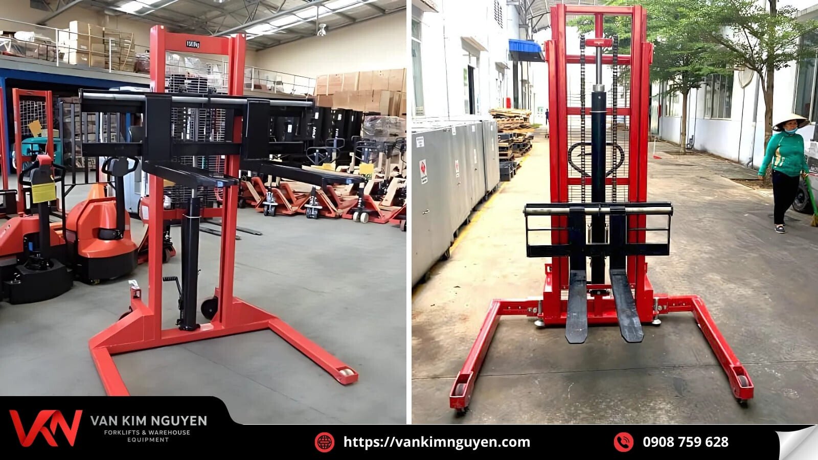 Tổng quan về Xe nâng tay cao chân rộng