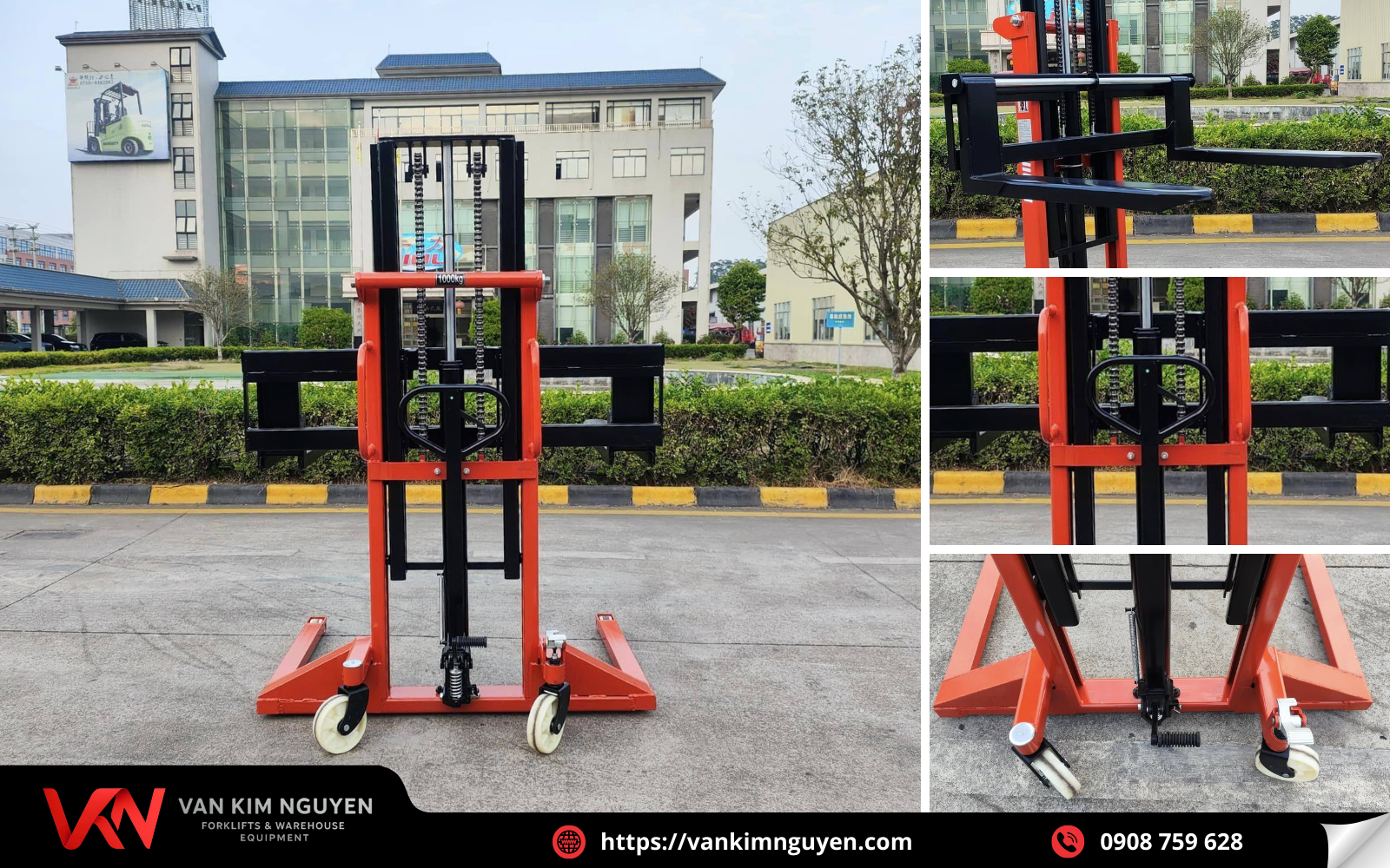 Tổng quan về Xe nâng tay cao chân rộng