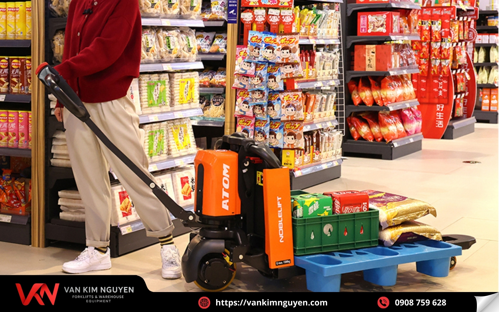 Giới thiệu xe nâng tay chạy bằng điện 1500kg Giới thiệu xe nâng tay chạy bằng điện 1500kg