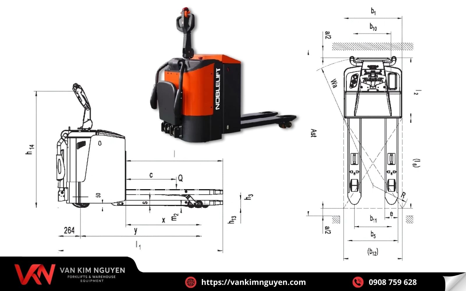 Sơ đồ kỹ thuật xe nâng tay điện 2 tấn Sơ đồ kỹ thuật xe nâng tay điện 2 tấn
