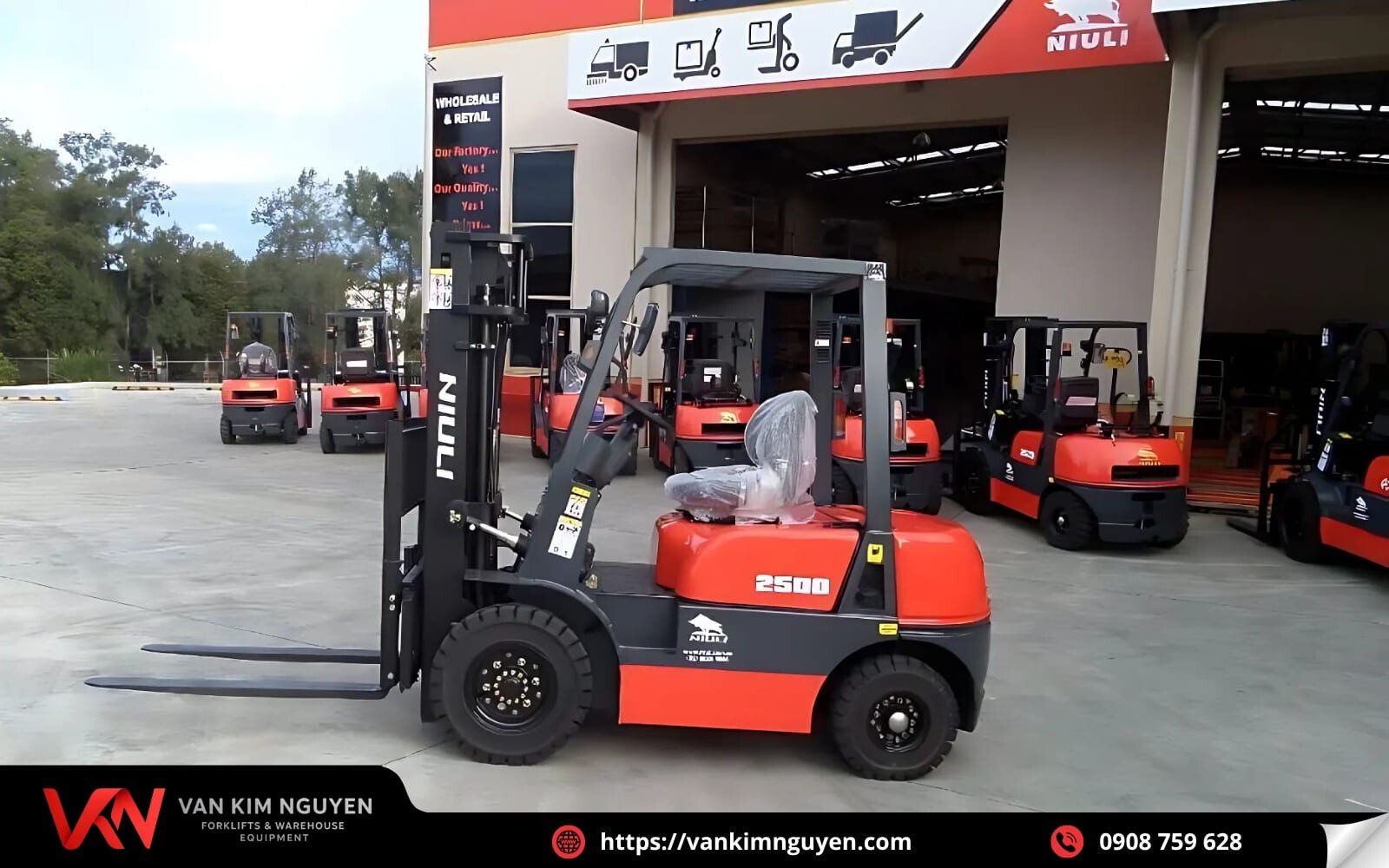 Xe nâng dầu Niuli Xe nâng dầu Niuli