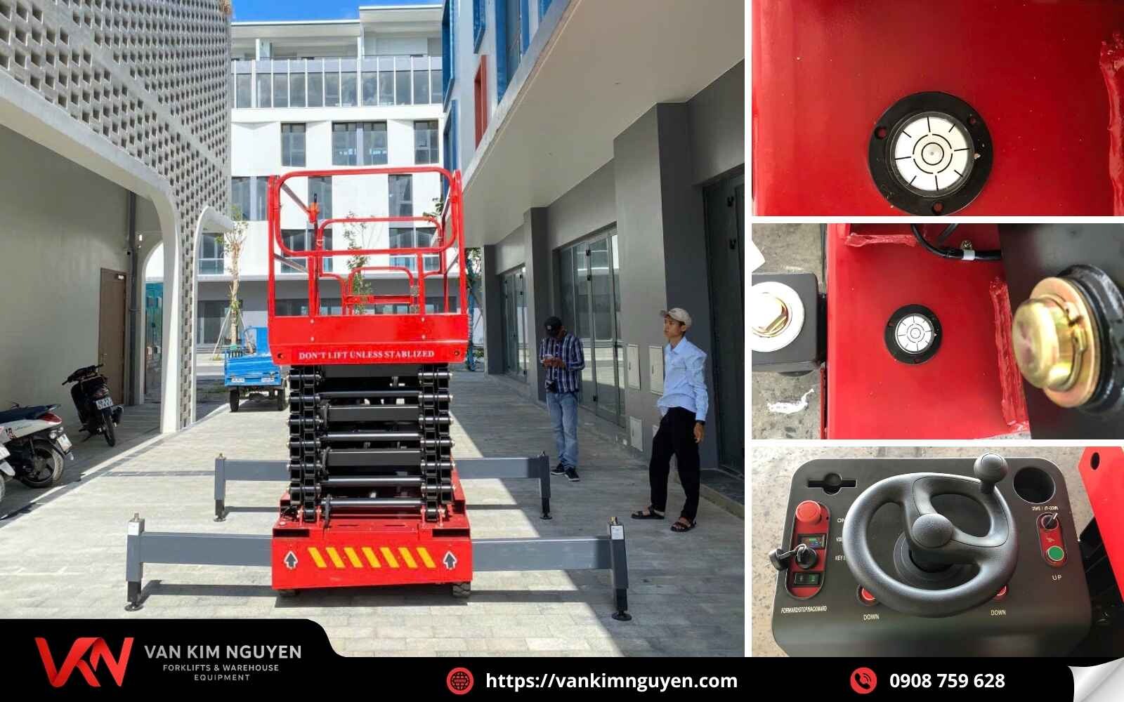 Một số lưu ý khi sử dụng thang nâng người