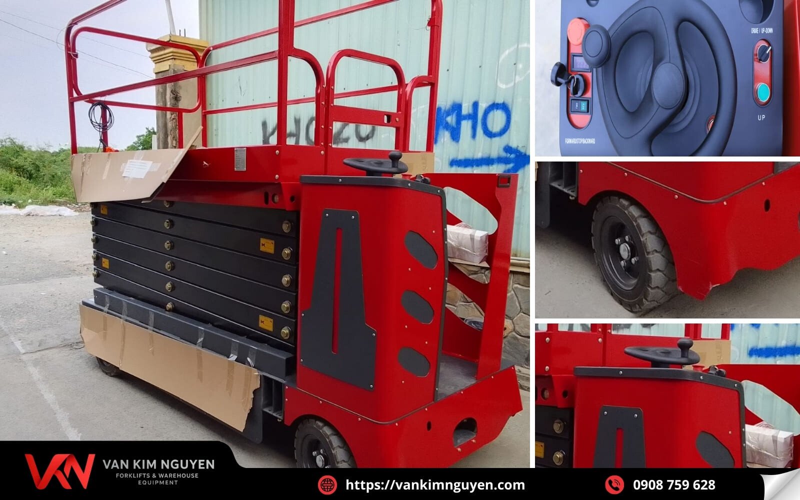  Một số ưu điểm của thang nâng nười 7 mét