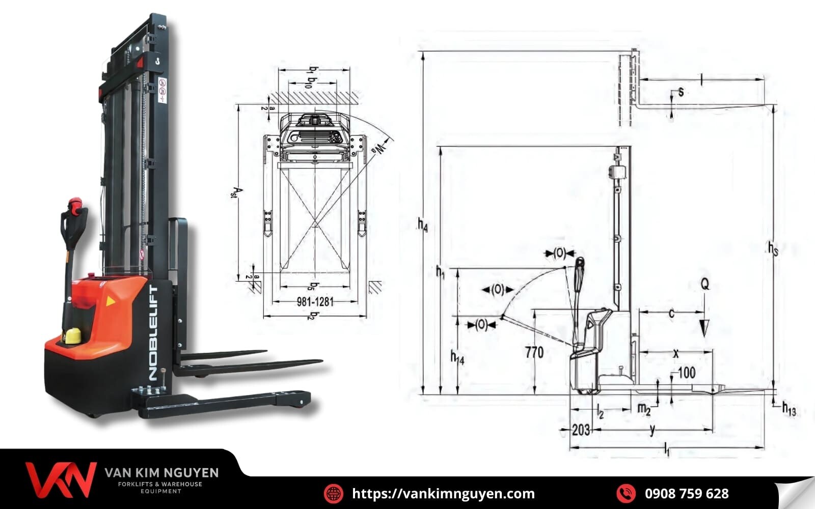  Một số lưu ý quan trọng khi dùng xe nâng stacker 1.2 tấn