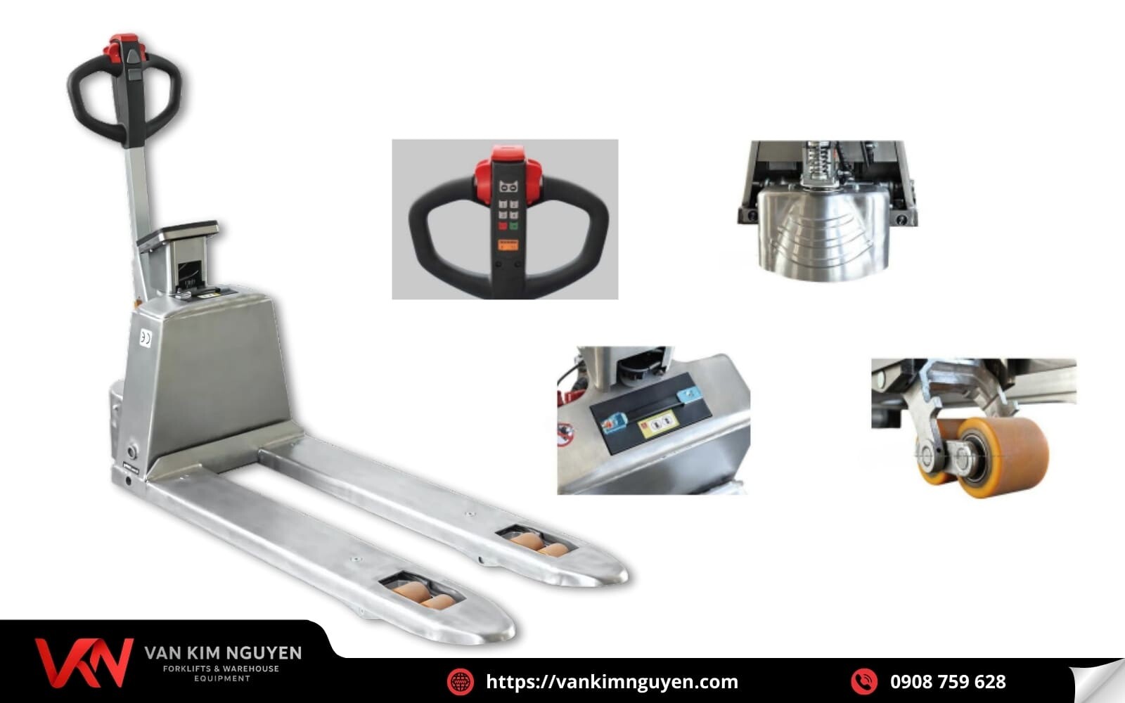 Mua ngay xe nâng tay điện bằng inox có gắn cân điện tử tại Vạn Kim Nguyên Mua ngay xe nâng tay điện bằng inox có gắn cân điện tử tại Vạn Kim Nguyên