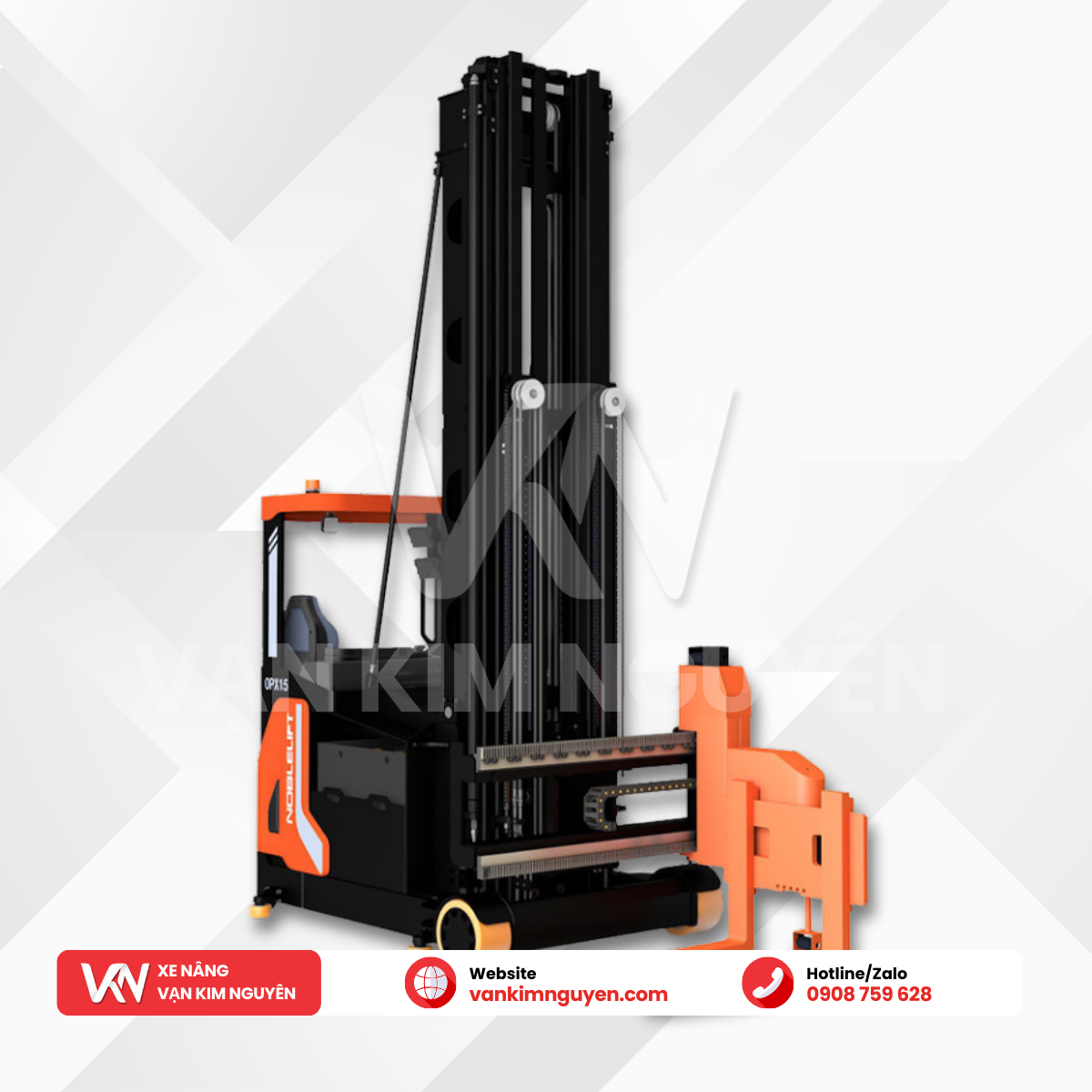 Xe nâng điện 3 chiều