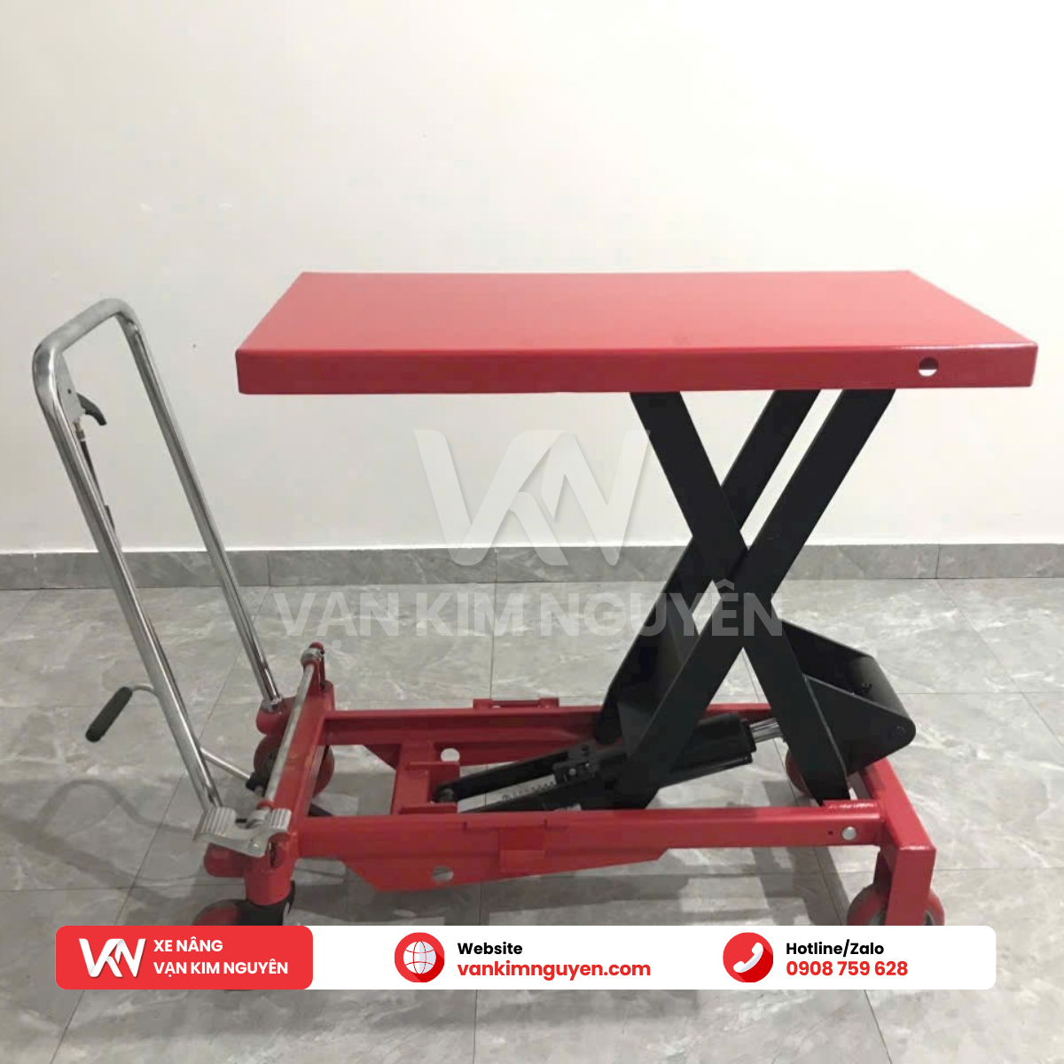 Xe nâng mặt bàn 800kg