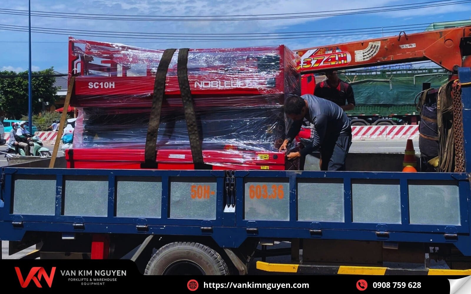  Mua ngay thang nâng người 10 mét tại Vạn Kim Nguyên