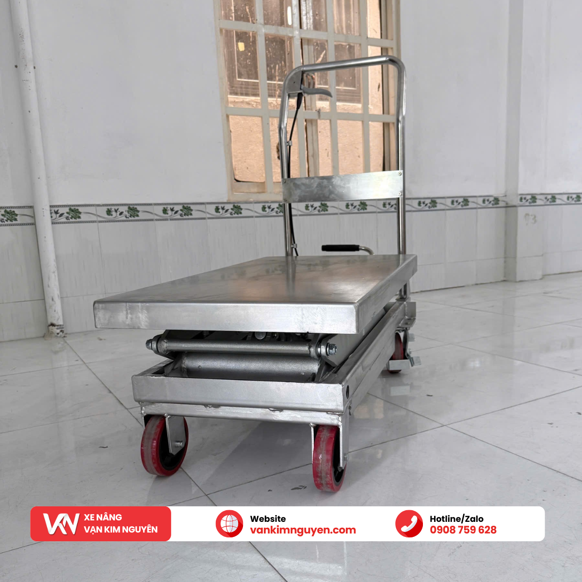 Xe Nâng Mặt Bàn Inox