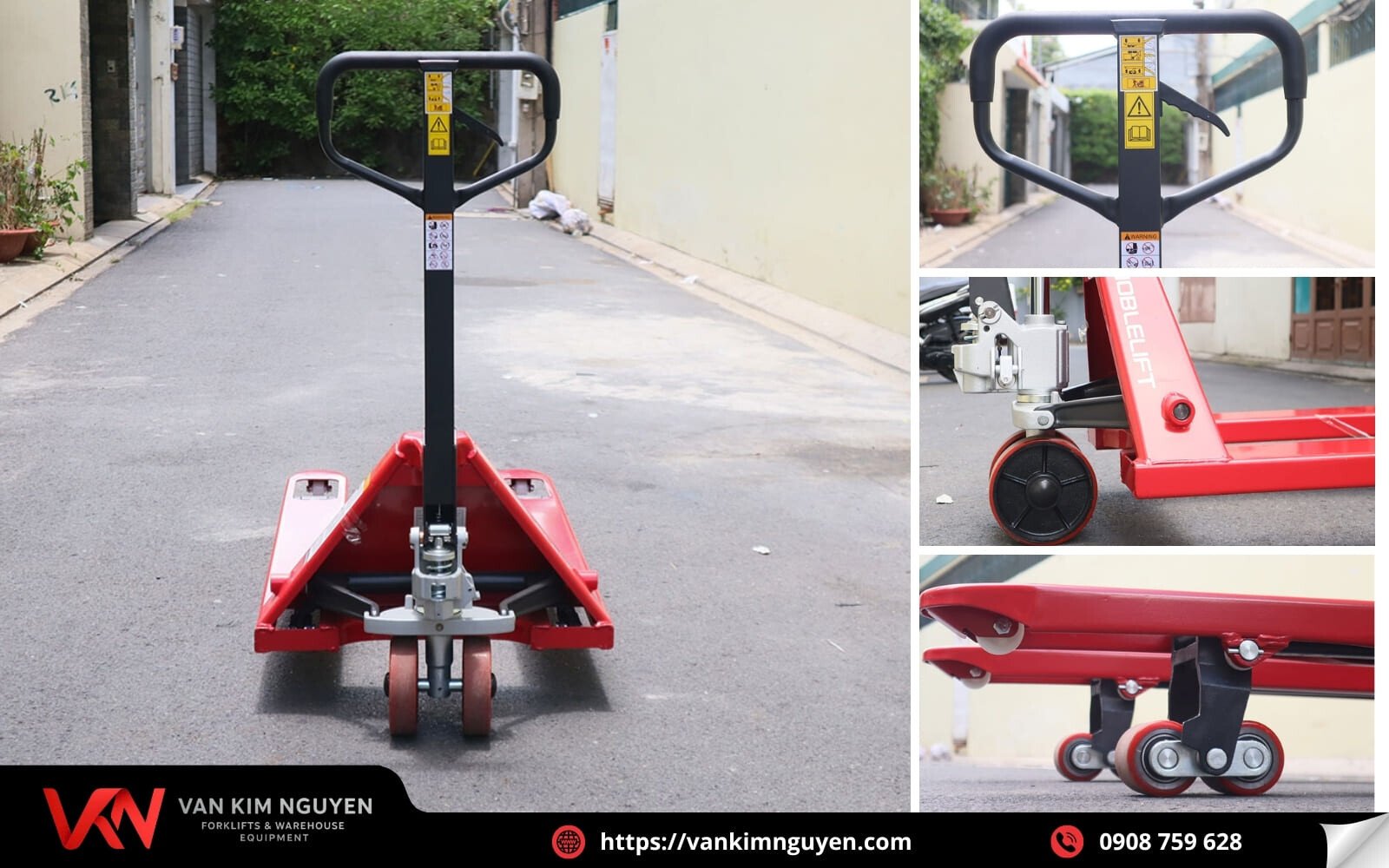 Mua xe nâng tay thấp 2500kg chính hãng tại Vạn Kim Nguyên Mua xe nâng tay thấp 2500kg chính hãng tại Vạn Kim Nguyên