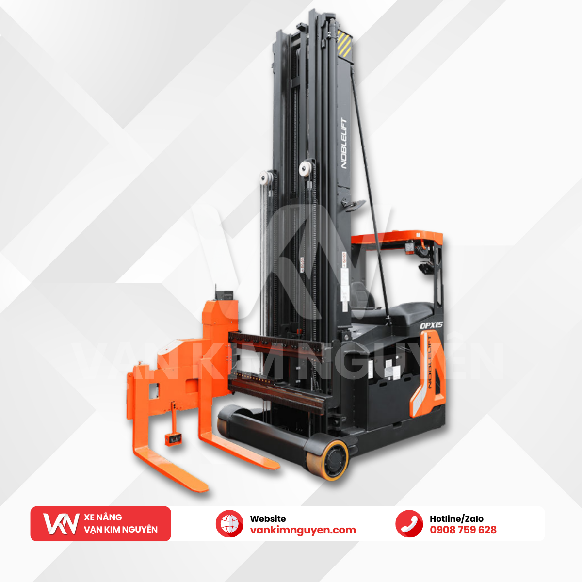 Xe nâng điện 3 chiều