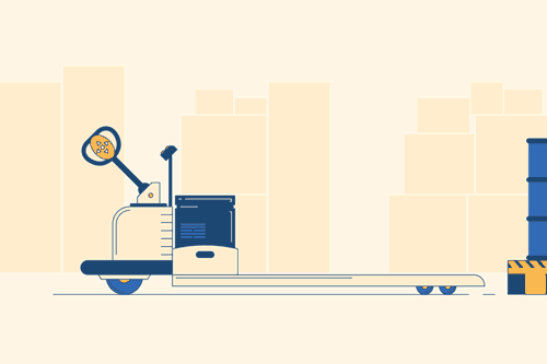 Bước 4: Hạ càng nâng, rút xe ra khỏi pallet và tiến hành sạc pin nếu cần thiết. Bước 4: Hạ càng nâng, rút xe ra khỏi pallet và tiến hành sạc pin nếu cần thiết.