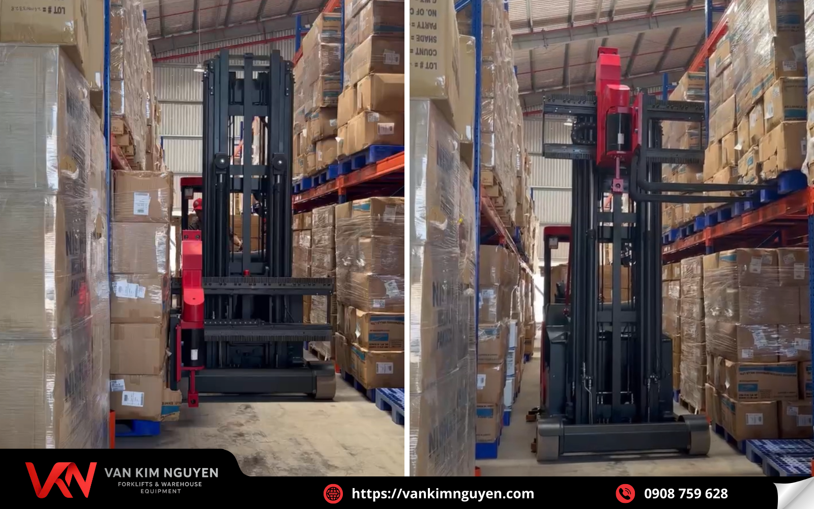 Mua xe nâng điện đứng lái chính hãng tại Vạn Kim Nguyên Mua xe nâng điện đứng lái chính hãng tại Vạn Kim Nguyên