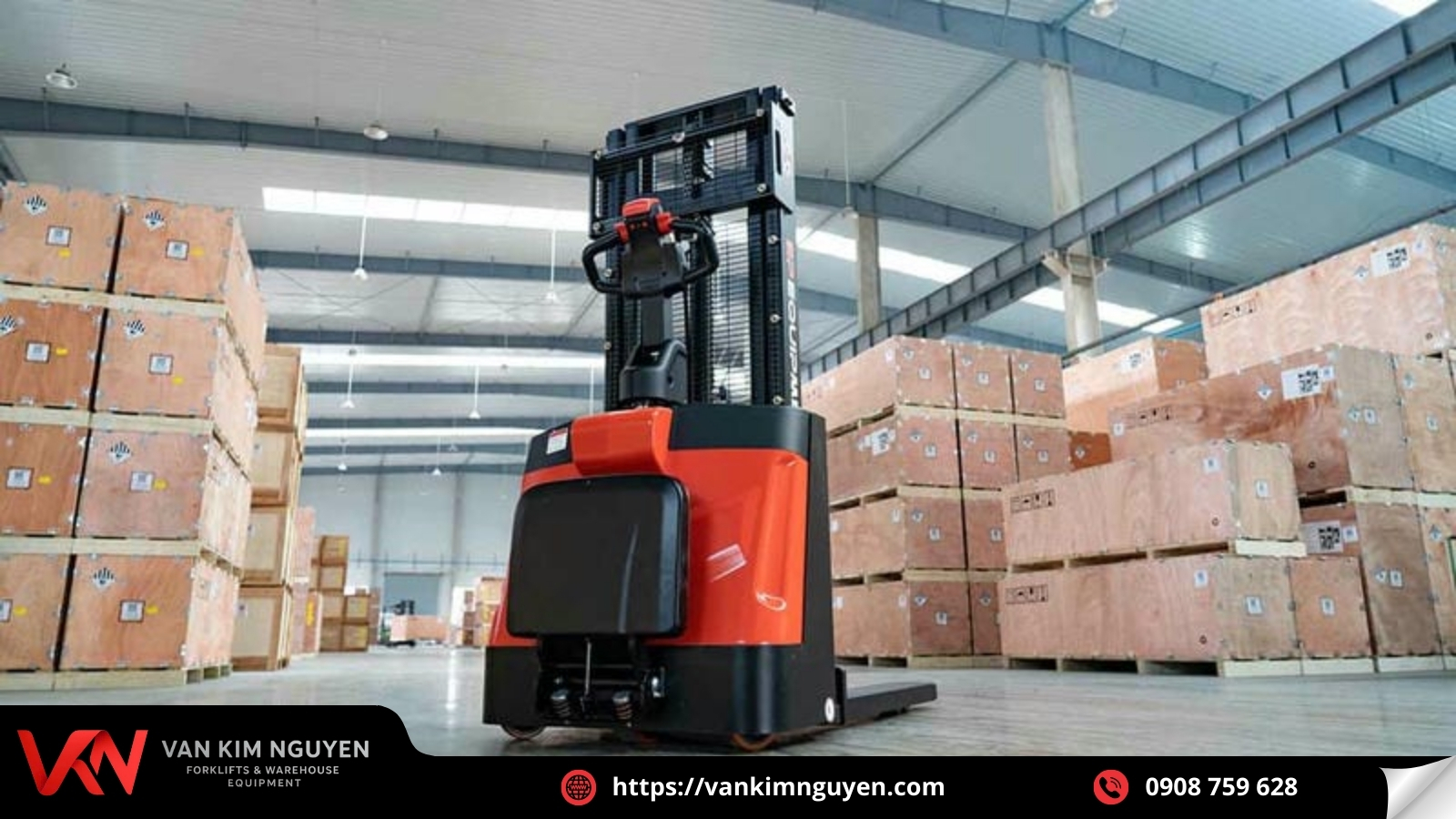 Xe nâng điện đứng lái tối ưu hiệu suất Xe nâng điện đứng lái tối ưu hiệu suất