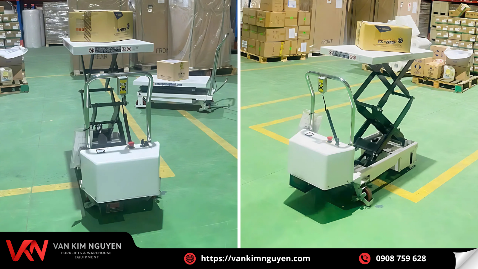 Vạn Kim Nguyên cung cấp xe nâng mặt bàn chính hãng Vạn Kim Nguyên cung cấp xe nâng mặt bàn chính hãng