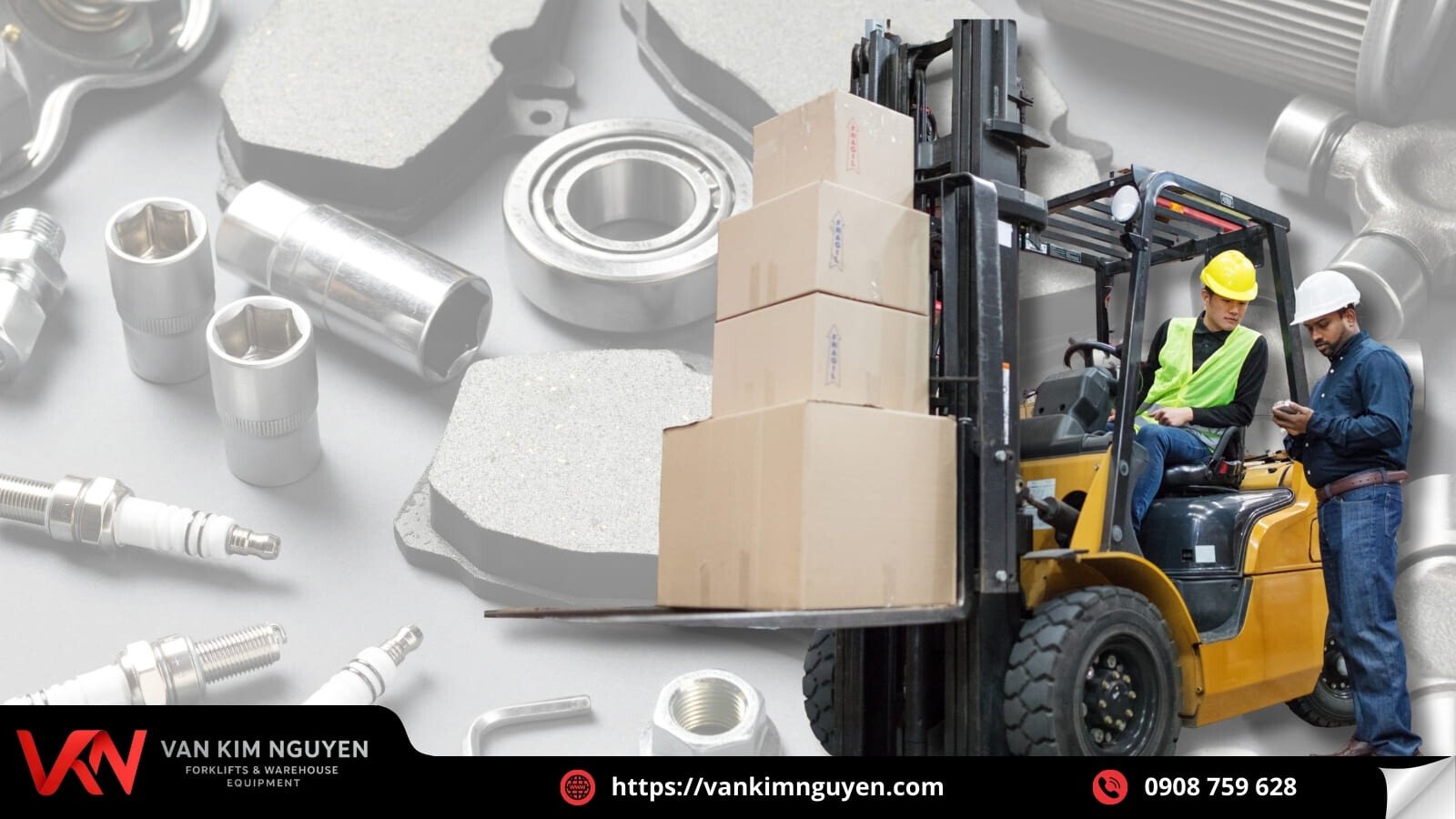 Lựa chọn mua phụ tùng xe nâng chính hãng