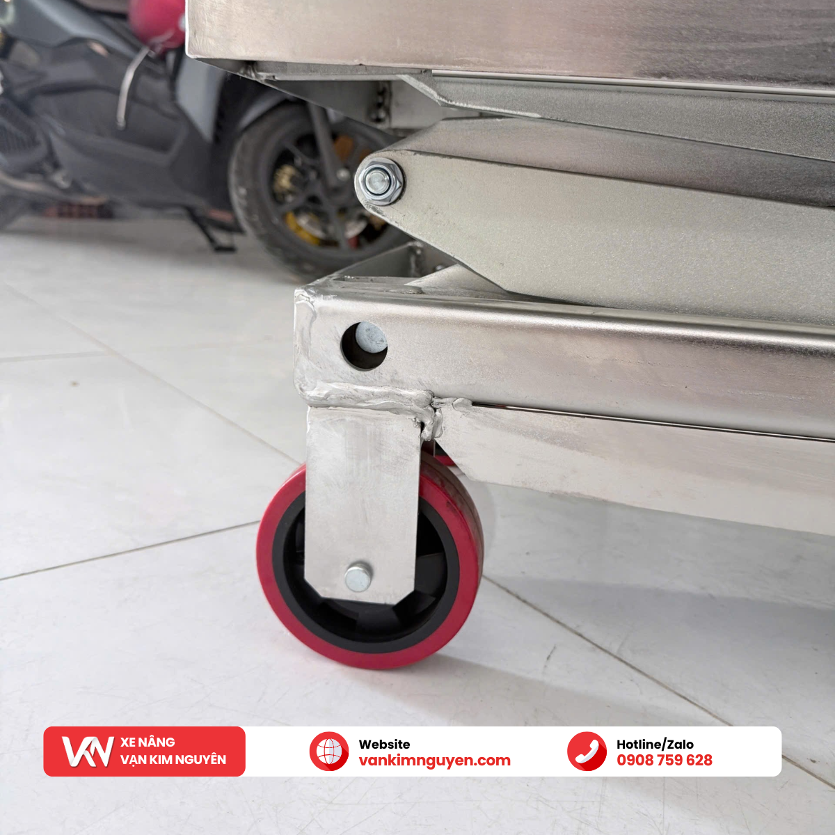 Xe Nâng Mặt Bàn Inox