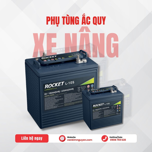 ẮC QUY ROCKET 6V - 225AH L-105 (GC2-105) (XẢ SÂU)