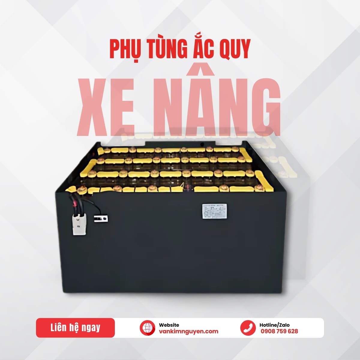 Ắc Quy Xe Nâng Điện 48V 210Ah