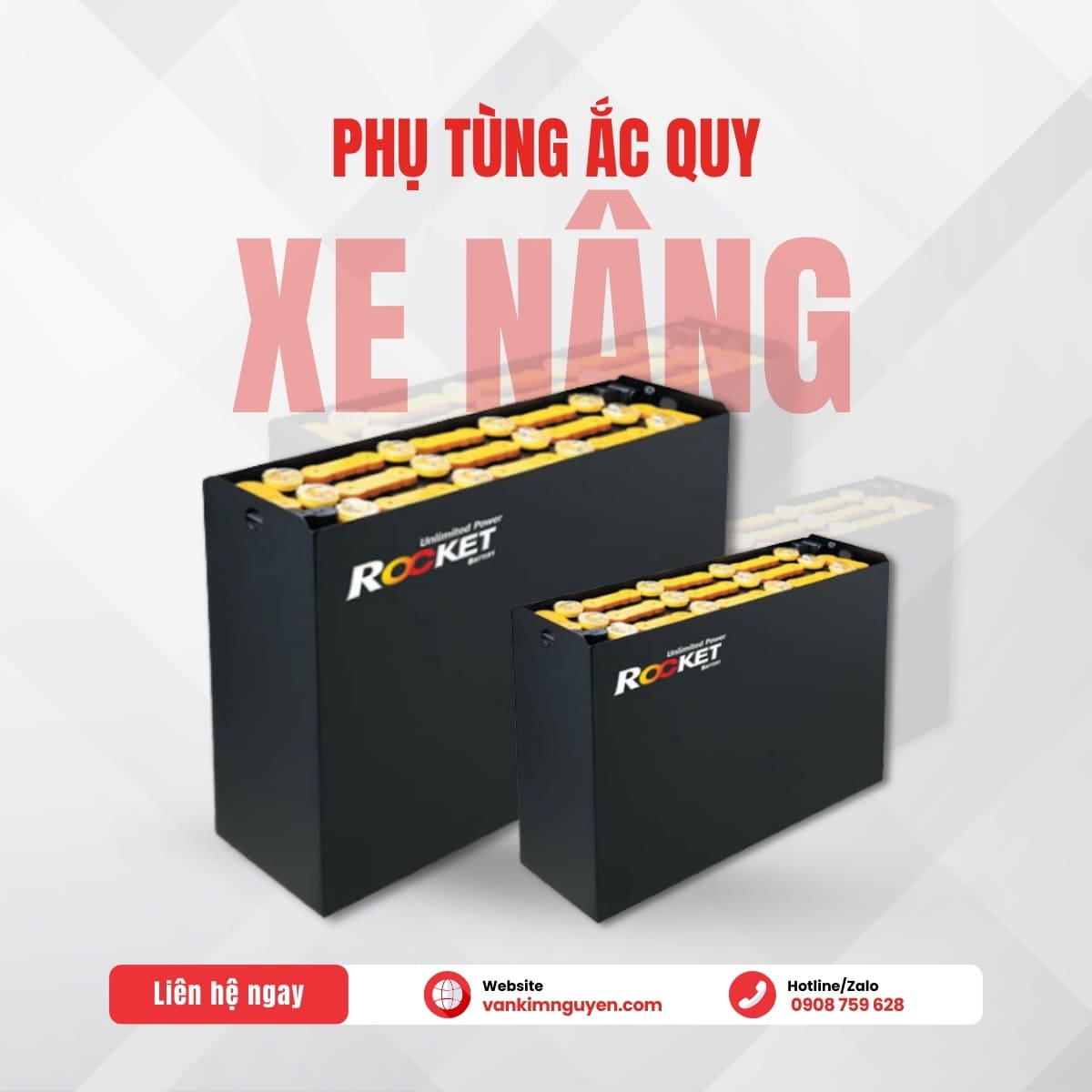 Ắc Quy Xe Nâng Điện 48V 280Ah