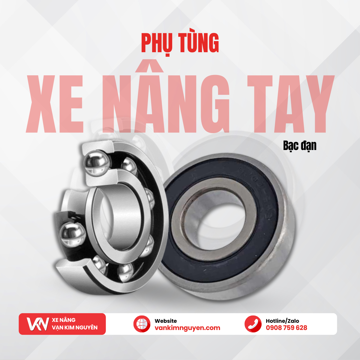 Bạc đạn bánh xe nâng tay