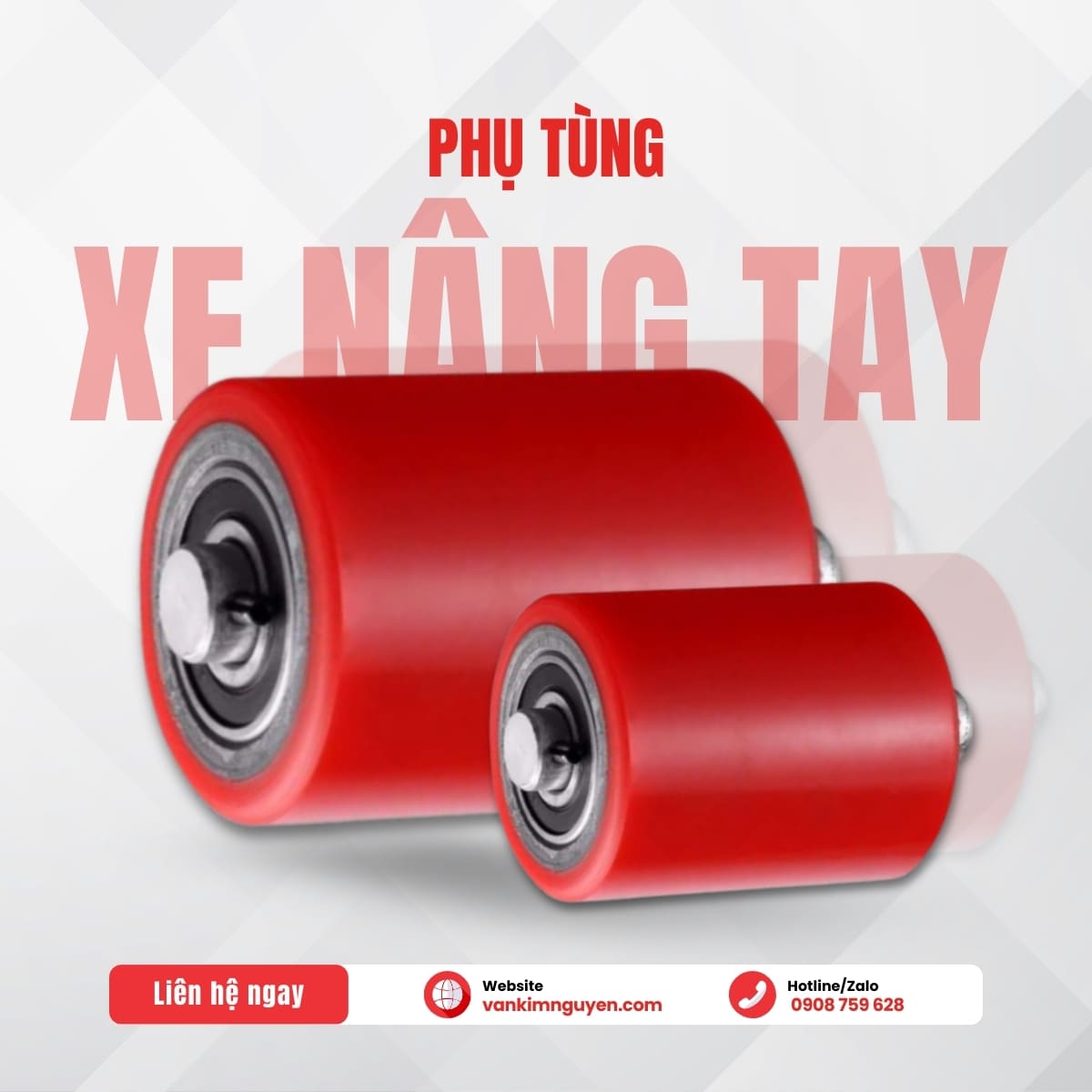 Bánh tải PU xe nâng tay