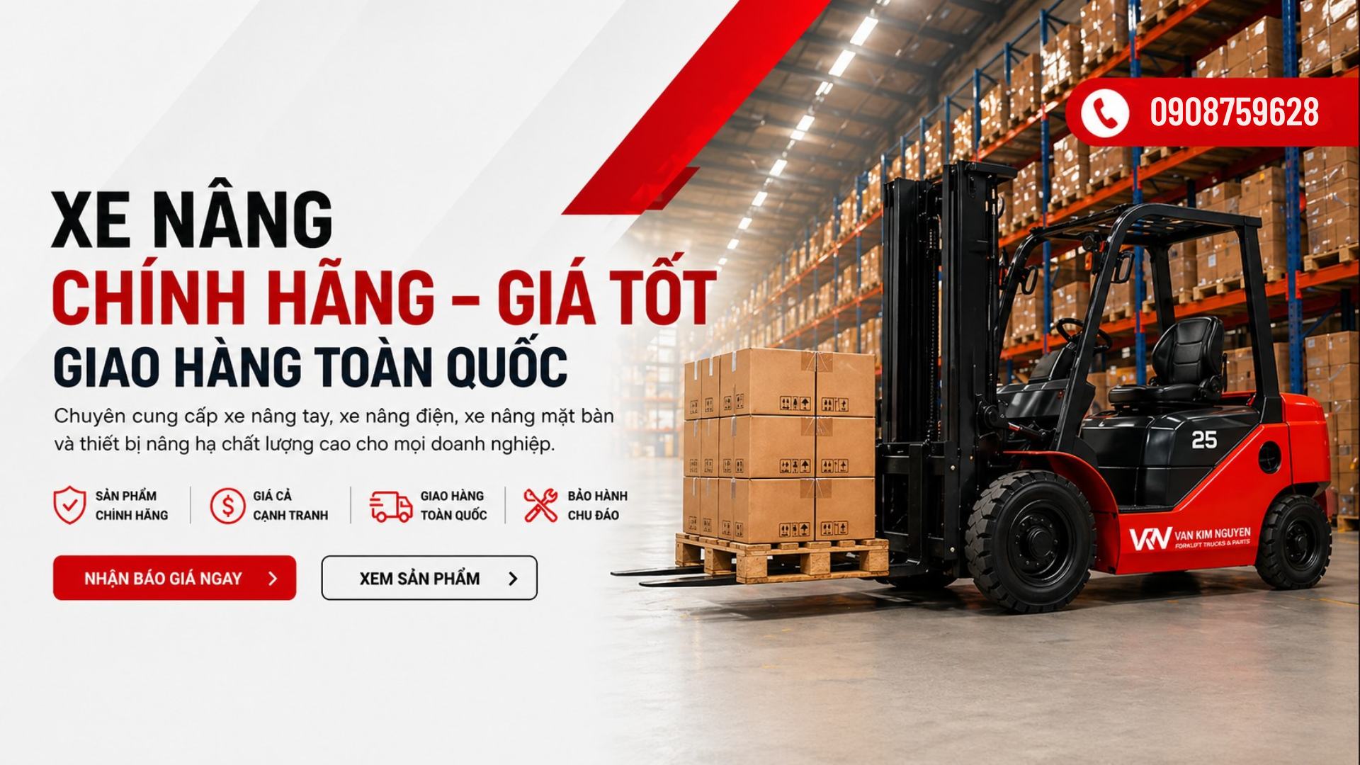 Xe Nâng Là Gì? Các Loại Xe Nâng Phổ Biến Hiện Nay