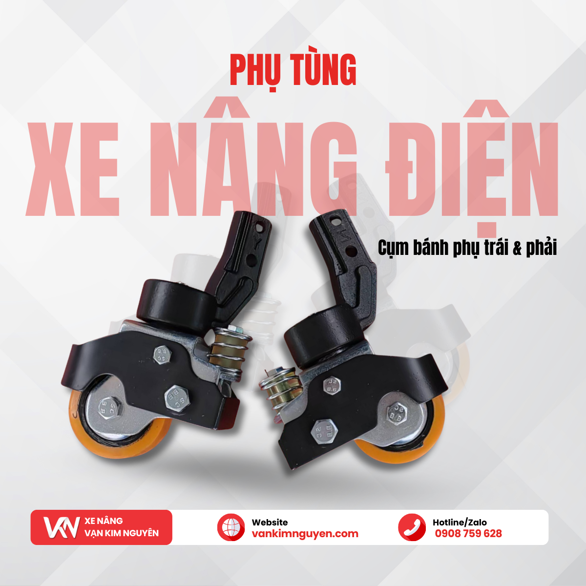 Cụm Bánh Phụ Trái & Phải Noblelift PTE15N, PTE20N