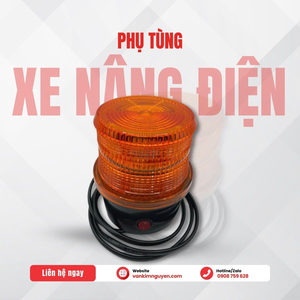 Đèn cảnh báo xe nâng có còi hú điện