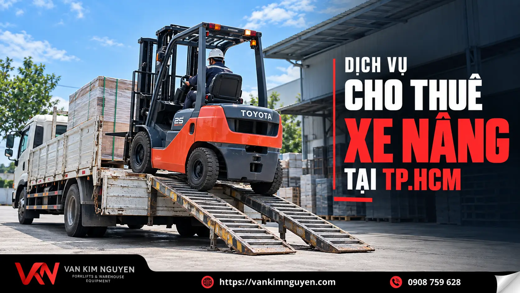 Dịch Vụ Cho Thuê Xe Nâng Tại HCM | Đa Dạng Xe, Tải Trọng