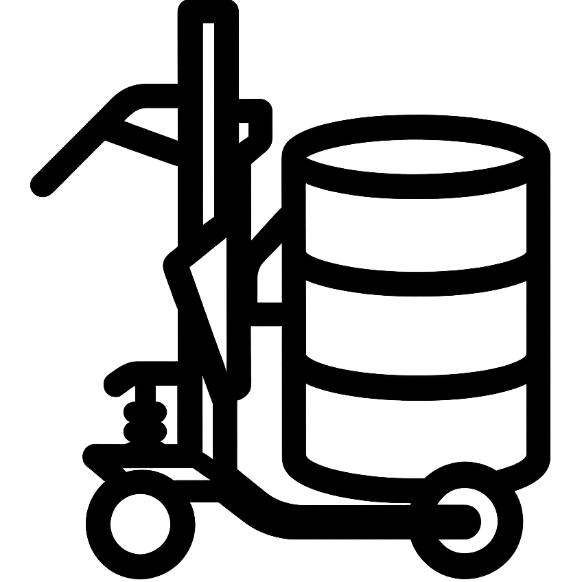 Xe nâng thùng phuy