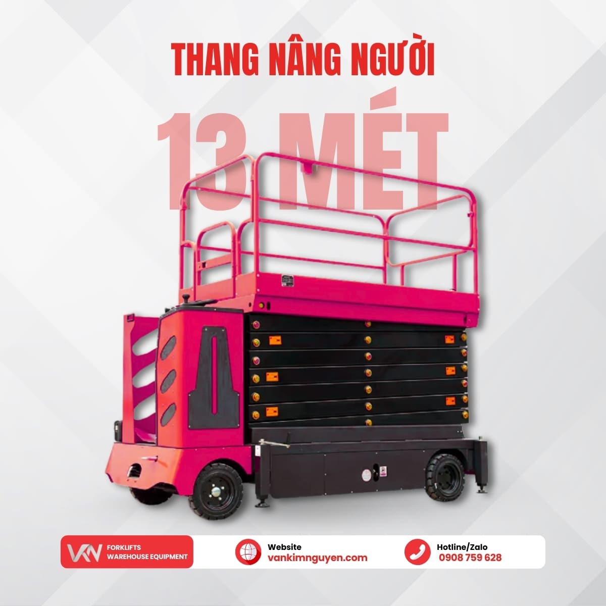 Thang nâng người 13m