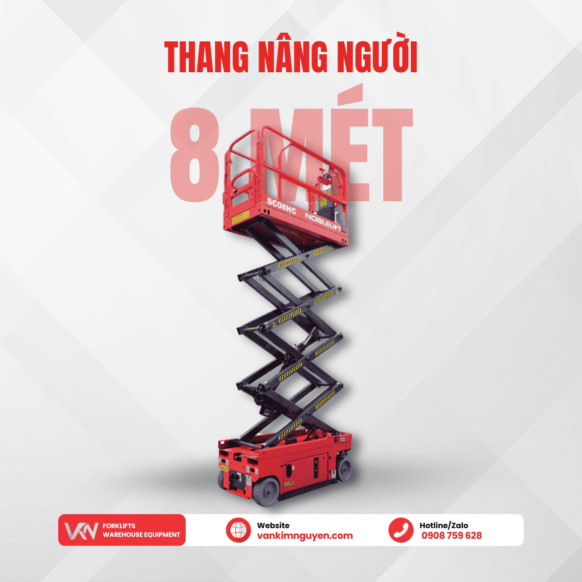 Thang Nâng Người 8m