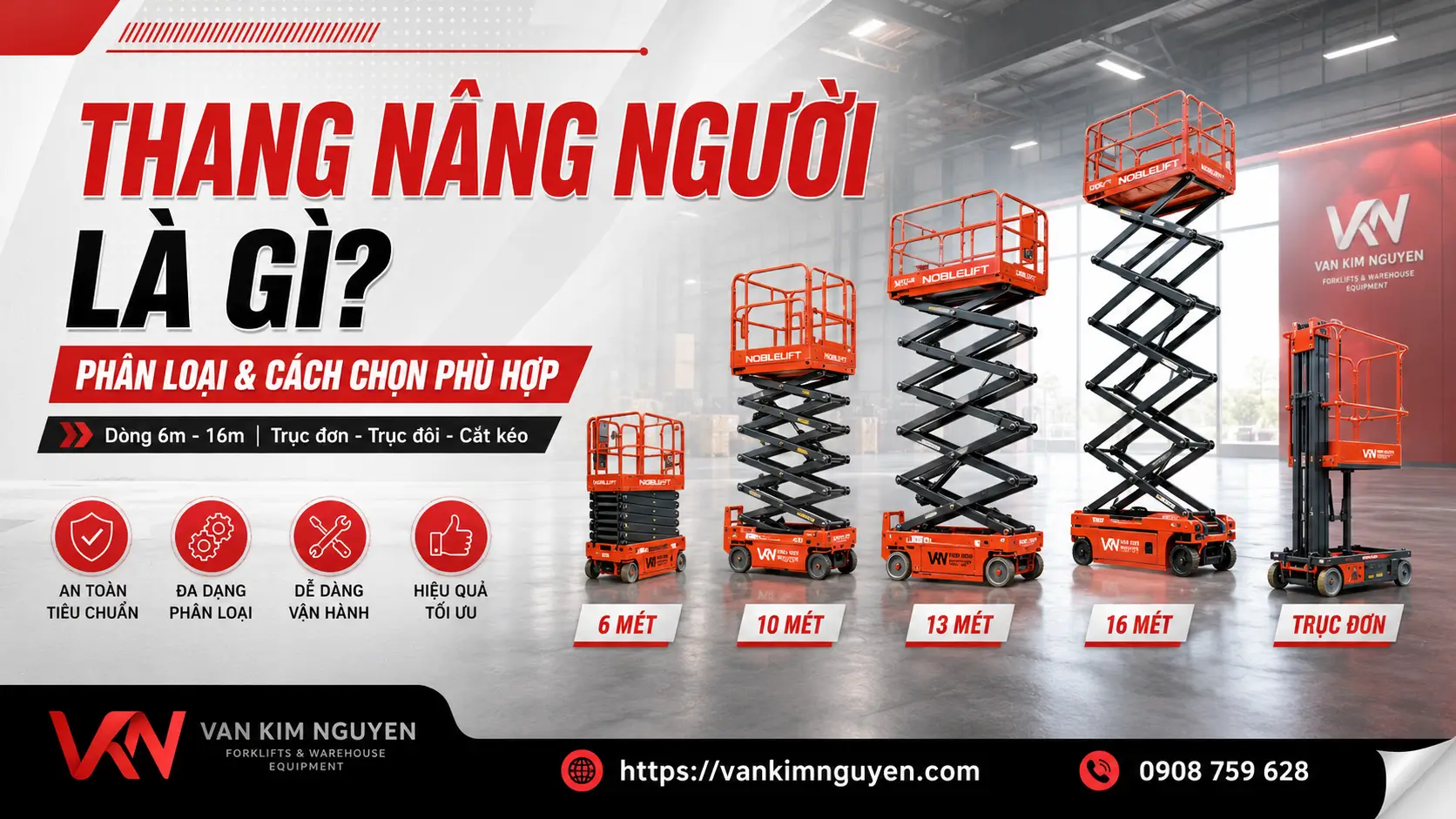 Thang Nâng Người Là Gì? Phân Loại & Cách Chọn Phù Hợp