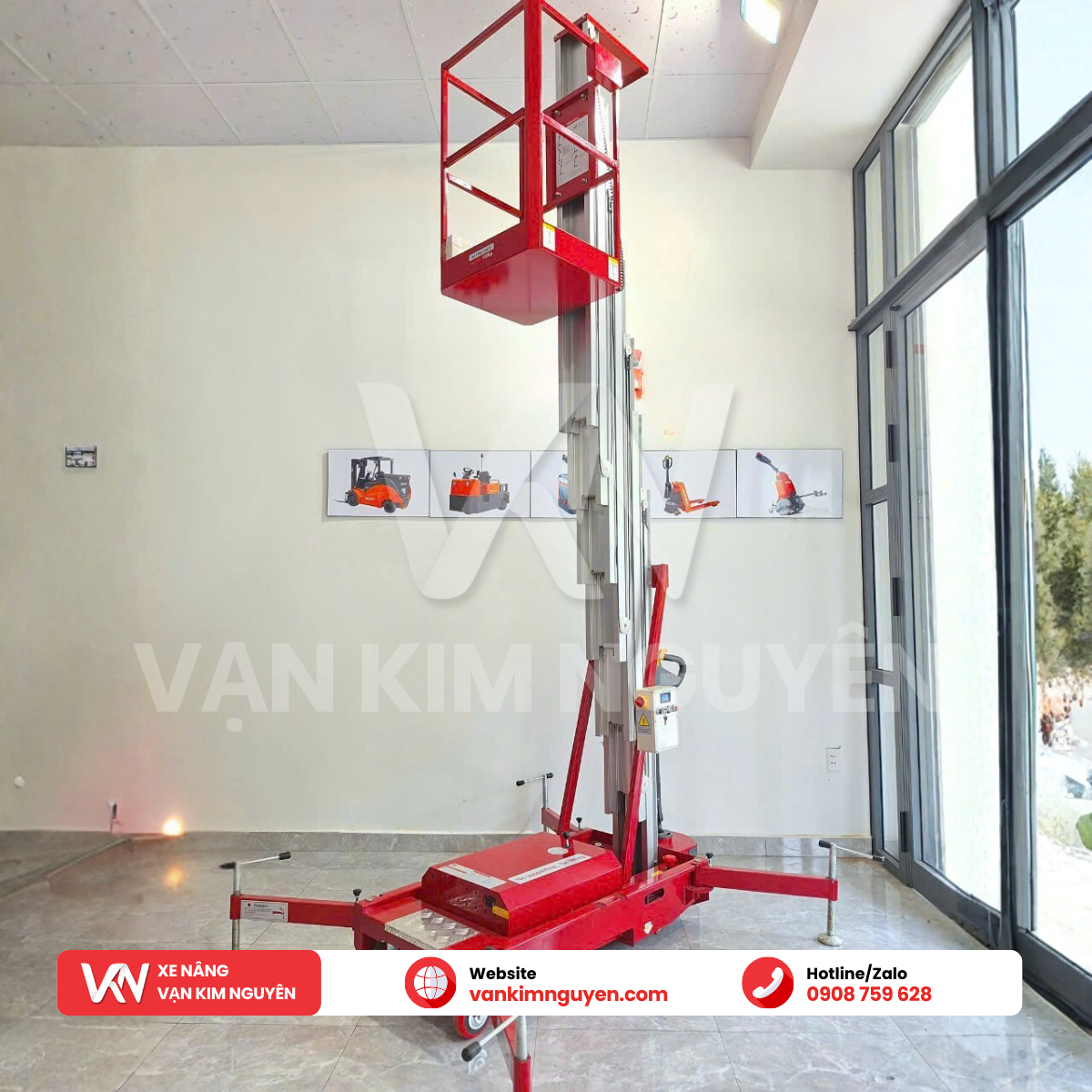 Thang Nâng Người Trục Đơn