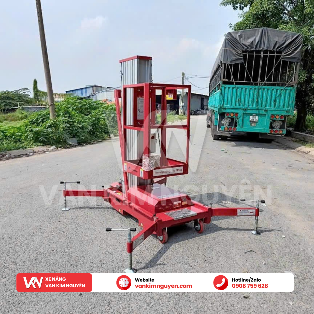 Thang Nâng Người Trục Đơn