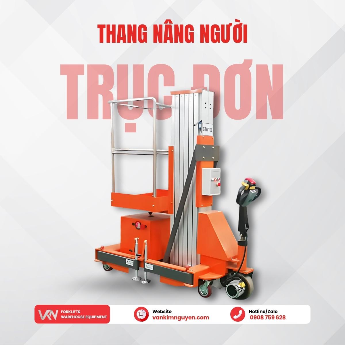 Thang Nâng Người Trục Đơn