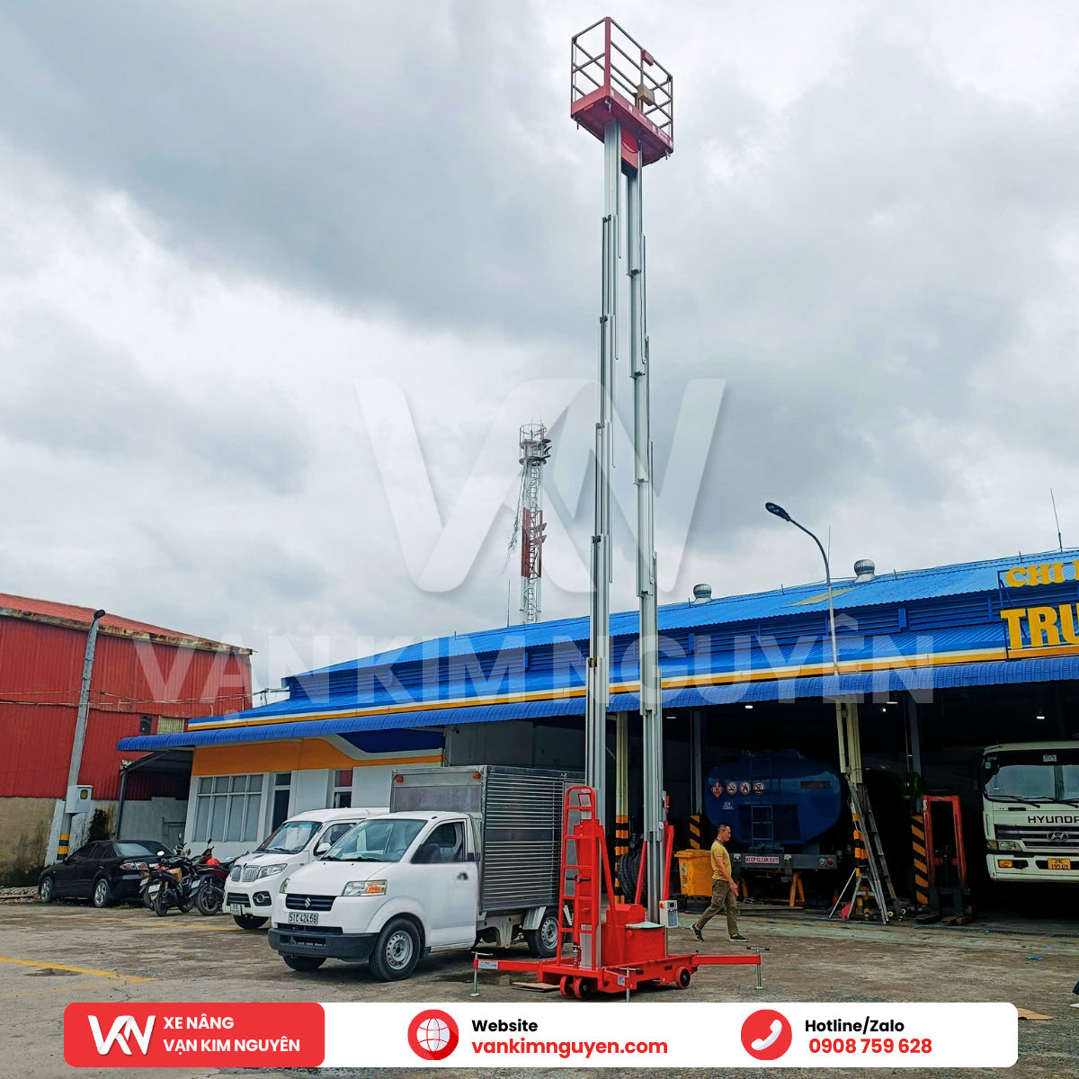 Thang Nâng Trục Đôi