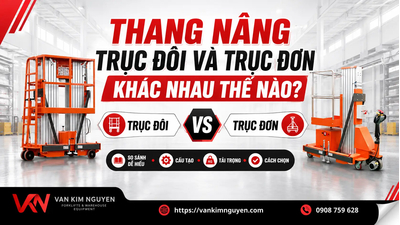 Thang Nâng Trục Đôi Và Trục Đơn Khác Nhau Thế Nào?