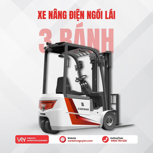 Xe nâng điện ngồi lái 3 Bánh